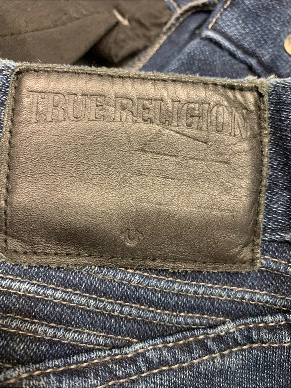 True Religion Men’s Rocco Moto Relaxed Sz 30 Skinny Jeans.                3699